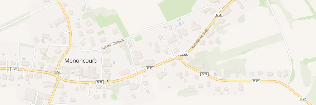 Plan du 15 Rue du vieux Lavoir à Menoncourt