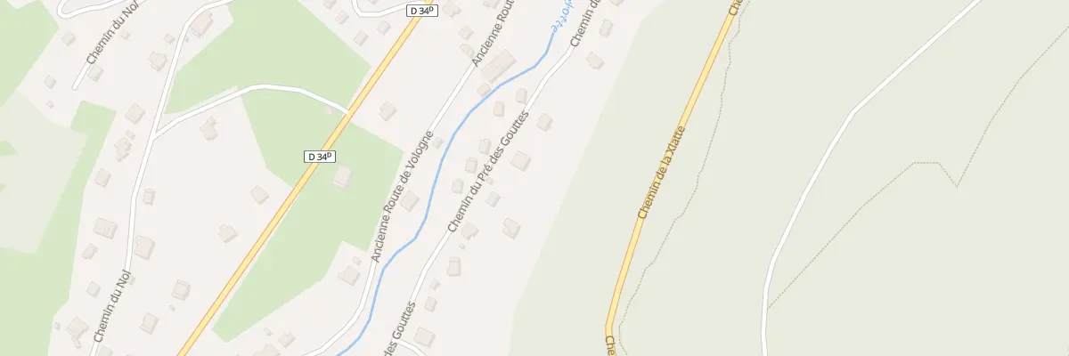 Plan du 16 Che du Pré des Gouttes à La Bresse
