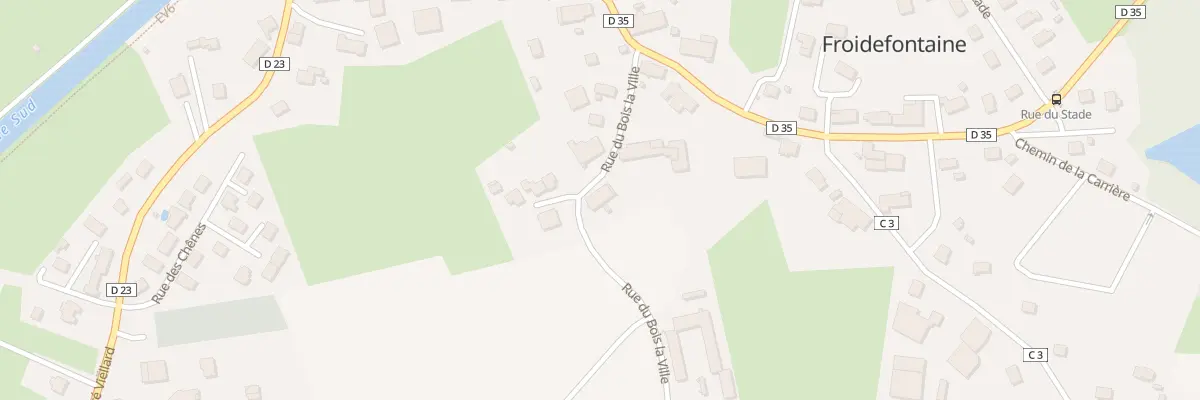 Plan du 5 Rue du Bois la Ville à Froidefontaine