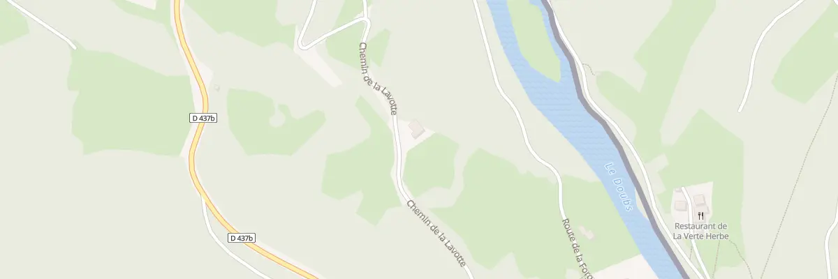 Plan du 12 Che de la Lavotte à Goumois