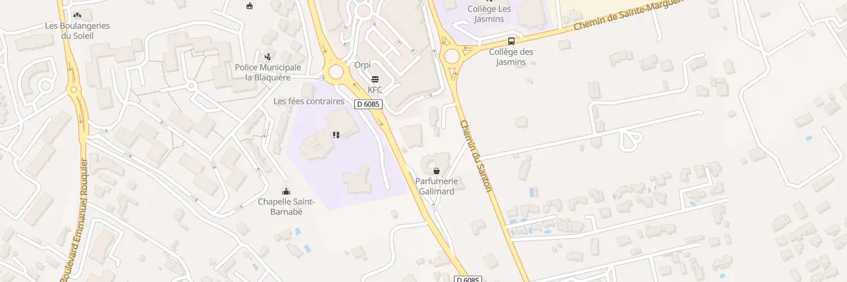 Plan du 67 Rte de Cannes à Grasse