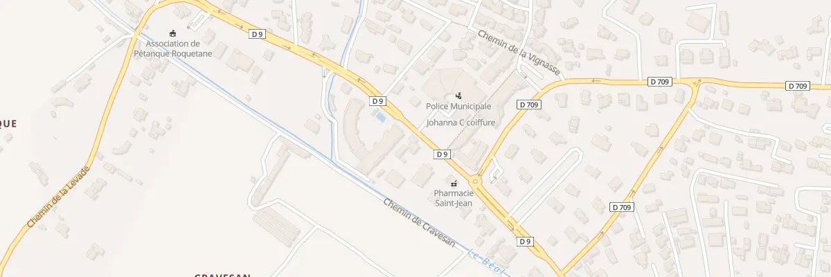 Plan du 935 Av de la Republique à La Roquette-sur-Siagne
