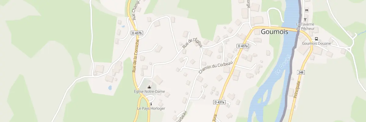 Plan du 17 Rue de l’Eglise à Goumois