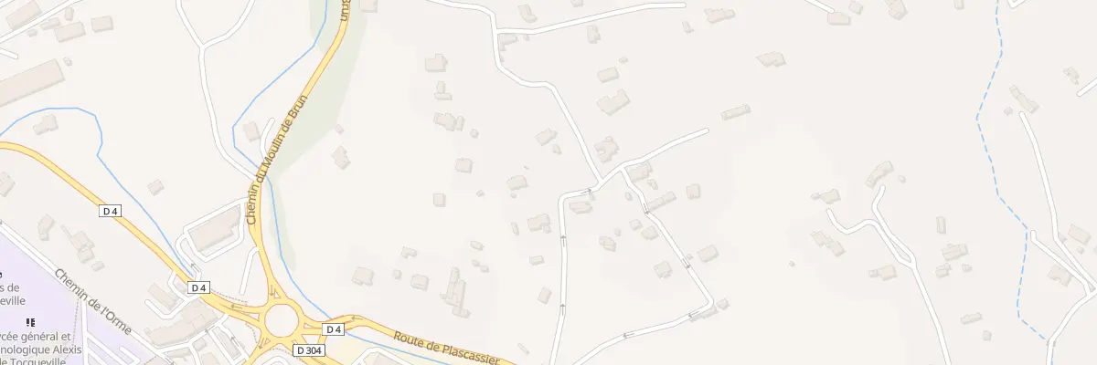 Plan du 47 Che de Montmeyan à Grasse