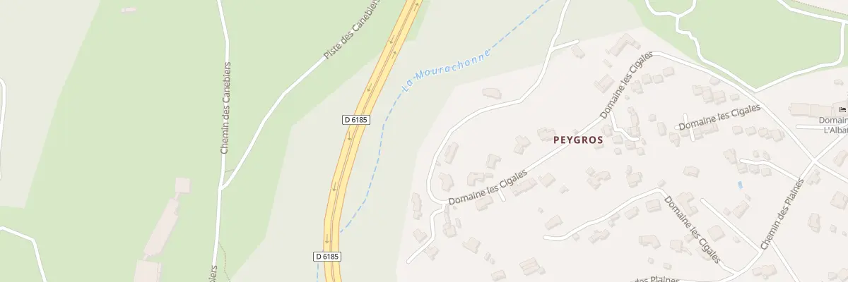 Plan du 620 Che des Cigales à Mouans-Sartoux