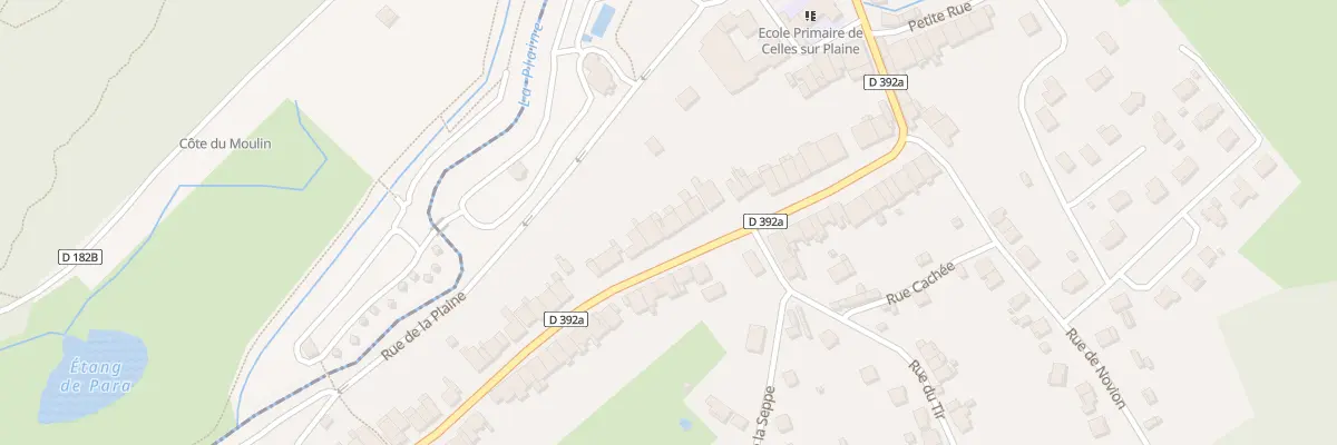 Plan du 40 Rue de la Tournelle à Celles-sur-Plaine