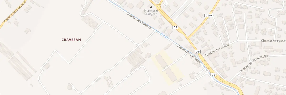 Plan du 799 Che de Cravesan à La Roquette-sur-Siagne