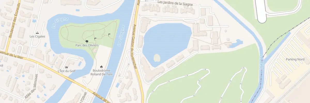 Plan du 114 Av Gaston de Fontmichel à Mandelieu-la-Napoule