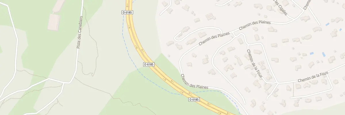 Plan du 1474 Che des Plaines à Mouans-Sartoux