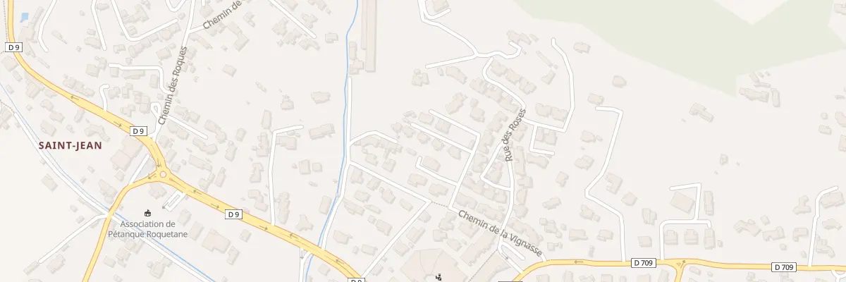 Plan du 251 Che de la Vignasse à La Roquette-sur-Siagne