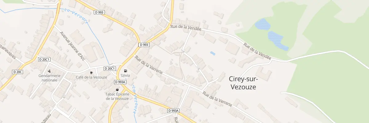 Plan du 22 Rue de la Vendée à Cirey-sur-Vezouze