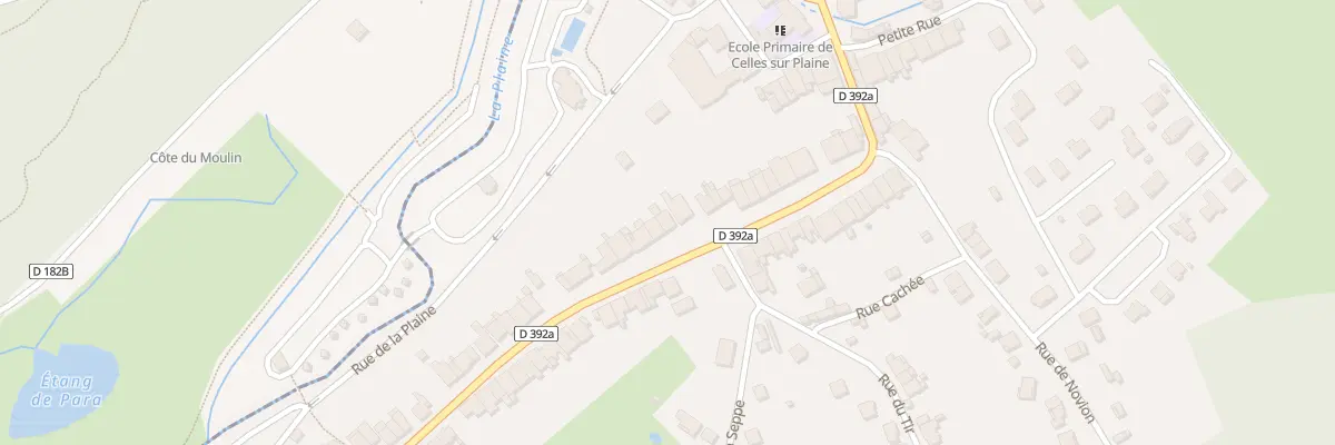 Plan du 36 Rue de la Tournelle à Celles-sur-Plaine