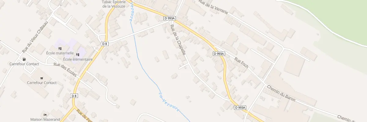 Plan du 8 Rue de la Chapelle à Cirey-sur-Vezouze