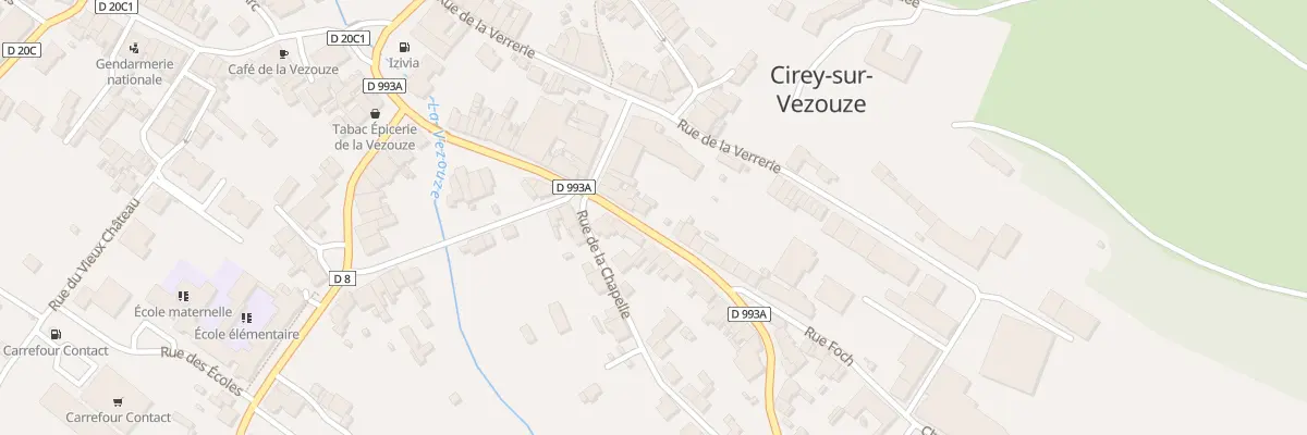 Plan du 33 Rue Foch à Cirey-sur-Vezouze
