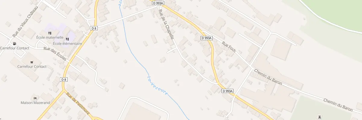 Plan du 14 Rue de la Chapelle à Cirey-sur-Vezouze