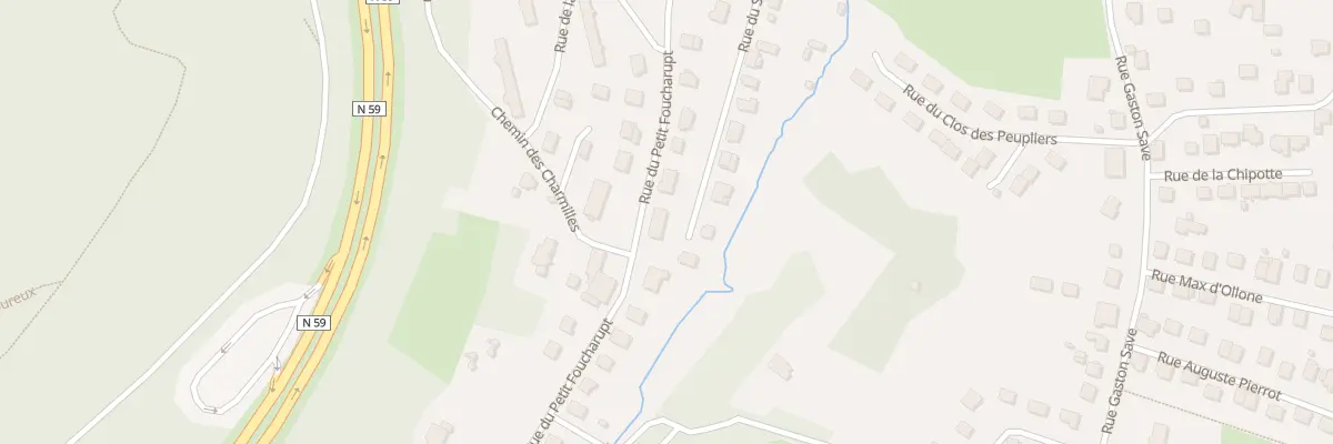 Plan du 23 Rue du Petit Foucharupt à Saint-Dié-des-Vosges