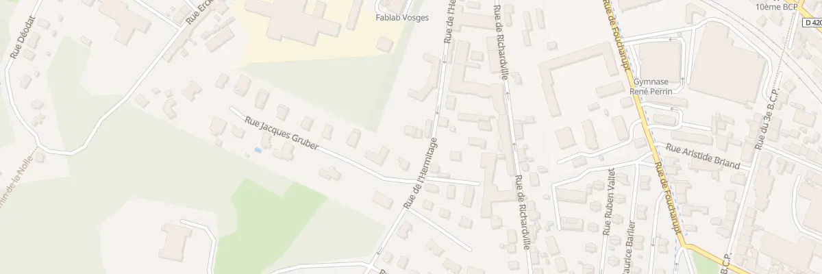 Plan du 6B Rue de l’Hermitage à Saint-Dié-des-Vosges
