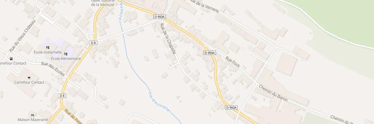 Plan du 11 Rue de la Chapelle à Cirey-sur-Vezouze
