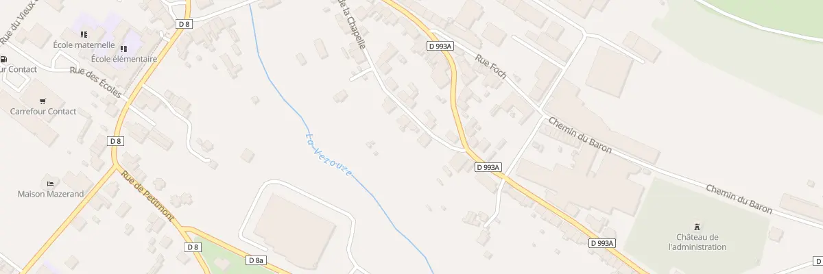 Plan du 18 Rue de la Chapelle à Cirey-sur-Vezouze