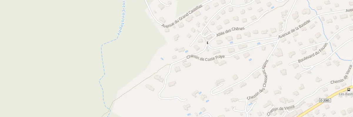 Plan du 32 Che de la Coste Fraye à Grasse