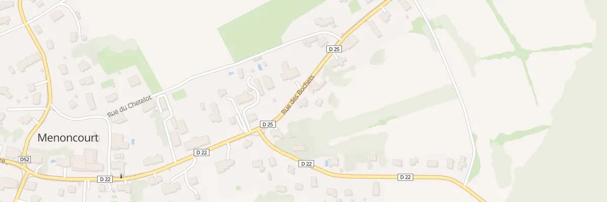 Plan du 4 Rue des Bochets à Menoncourt