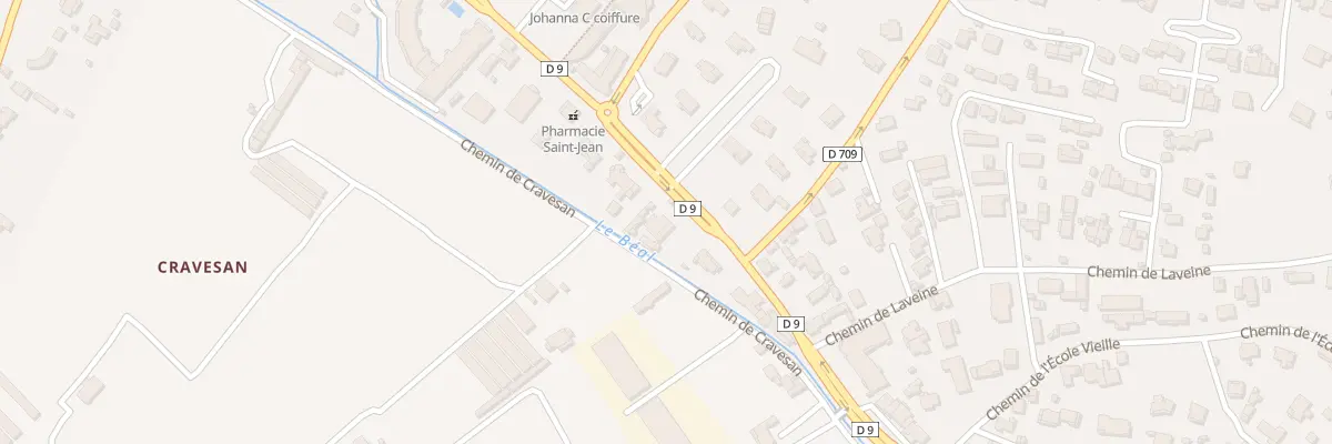 Plan du 735 Av de la Republique à La Roquette-sur-Siagne