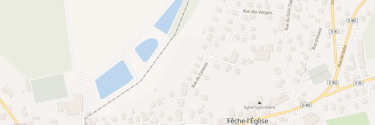 Plan du 9 Rue des Cantons à Fêche-l’Église