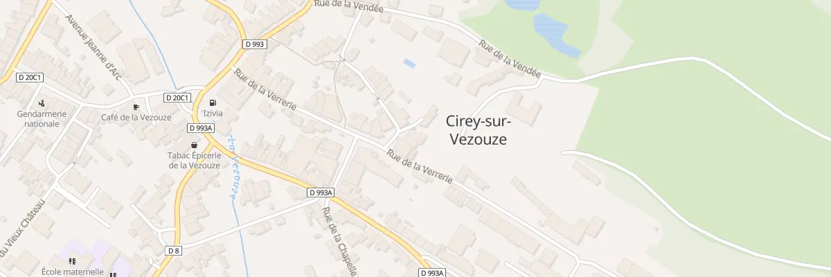 Plan du 43 Rue de la Vendée à Cirey-sur-Vezouze