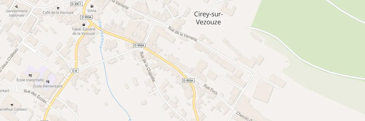 Plan du 39 Rue Foch à Cirey-sur-Vezouze
