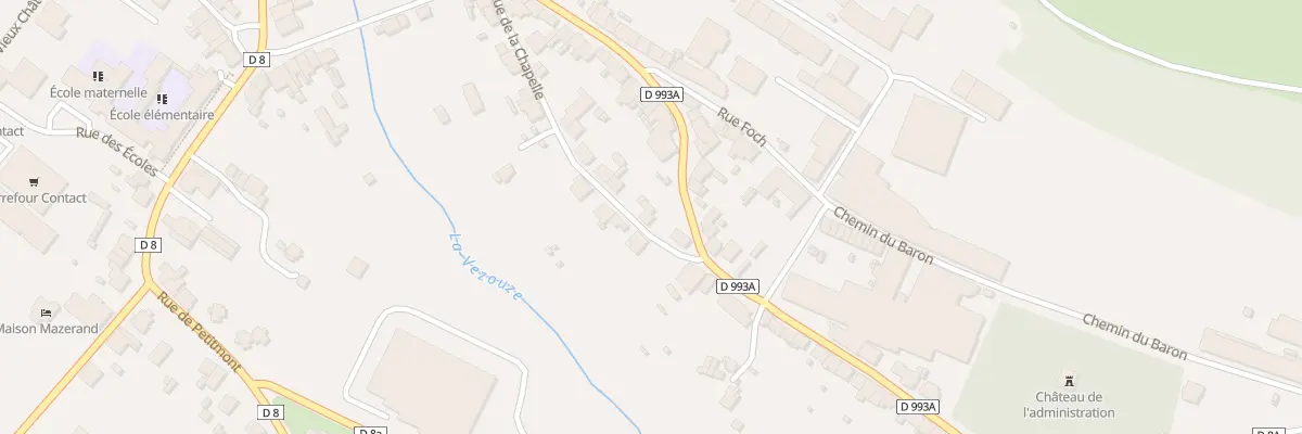 Plan du 19 Rue de la Chapelle à Cirey-sur-Vezouze