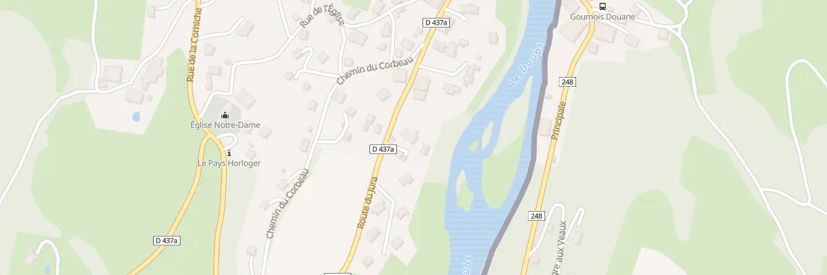 Plan du 29 Rte du Jura à Goumois