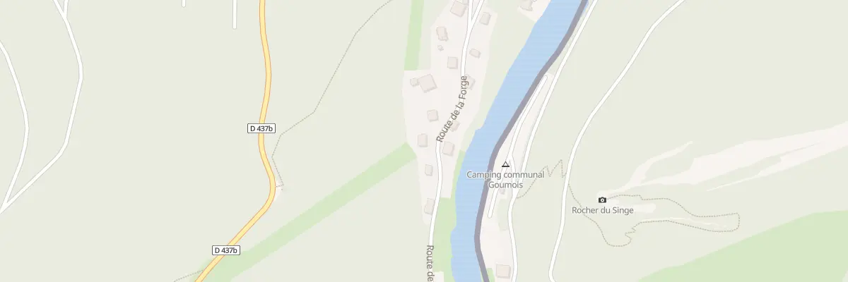 Plan du 23 Rte de la Forge à Goumois