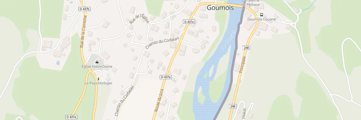 Plan du 27 Rte du Jura à Goumois