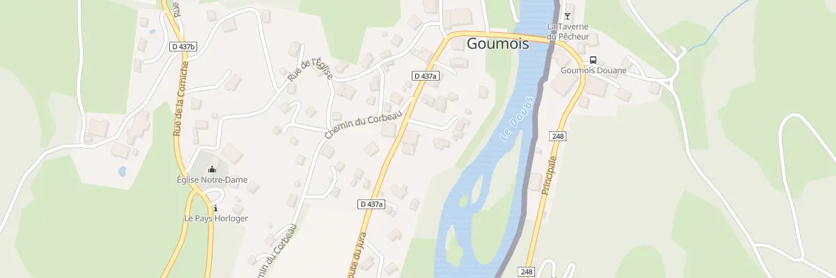 Plan du 21 Rte du Jura à Goumois
