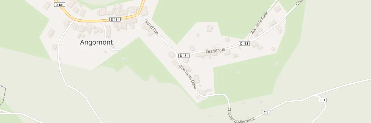 Plan du 28 Grande Rue à Angomont