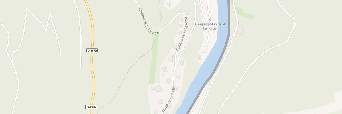 Plan du 1 Che de la Lavotte à Goumois