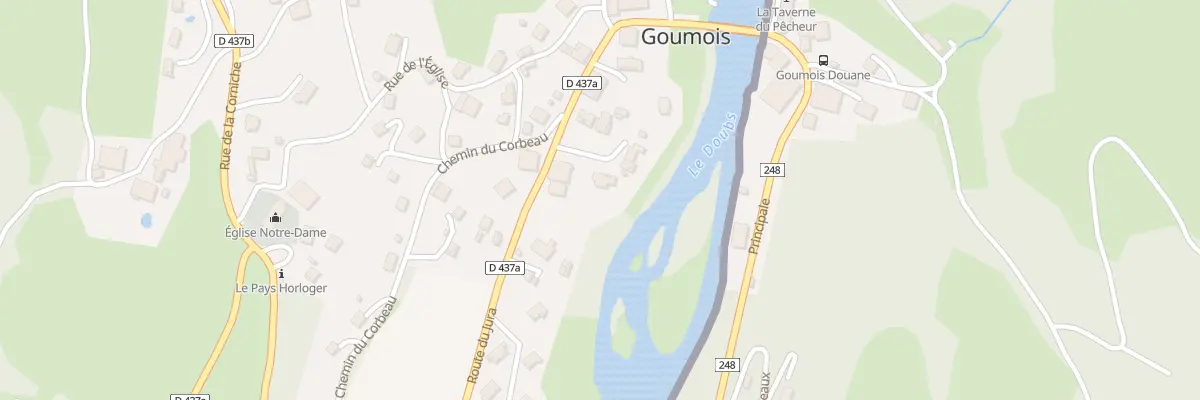 Plan du 9 Vc Jardins du Torrent à Goumois