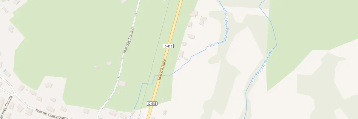 Plan du 27 Rue d’Alsace à Saulcy-sur-Meurthe