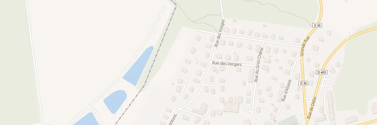 Plan du 5 Rue des Vergers à Fêche-l’Église