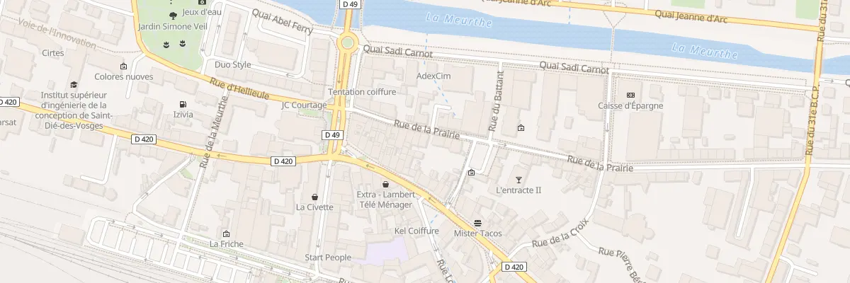 Plan du 19 Rue de la Prairie à Saint-Dié-des-Vosges