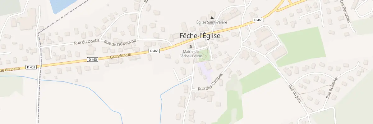 Plan du 4 Rue de la Fontaine à Fêche-l’Église