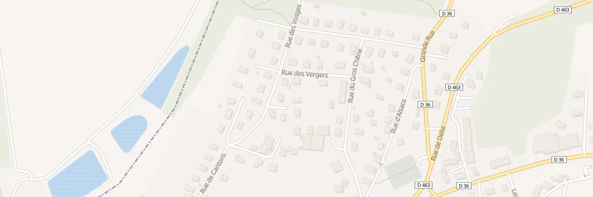 Plan du 1 Rue du Parcours à Fêche-l’Église