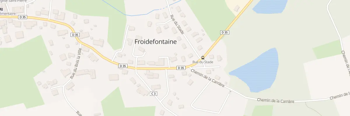 Plan du 15 Rue de Brebotte à Froidefontaine
