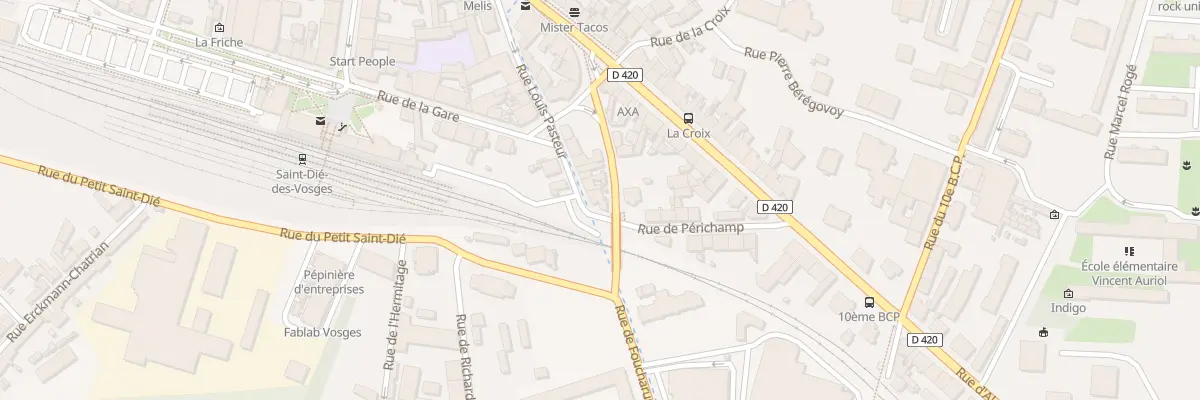 Plan du 23B Rue Pasteur à Saint-Dié-des-Vosges