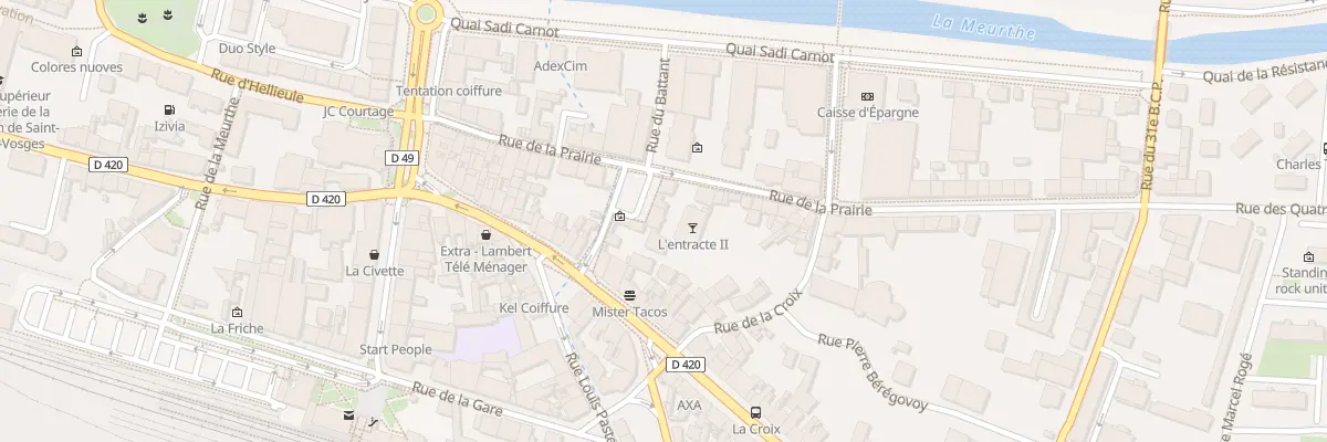 Plan du 31 Rue de la Prairie à Saint-Dié-des-Vosges