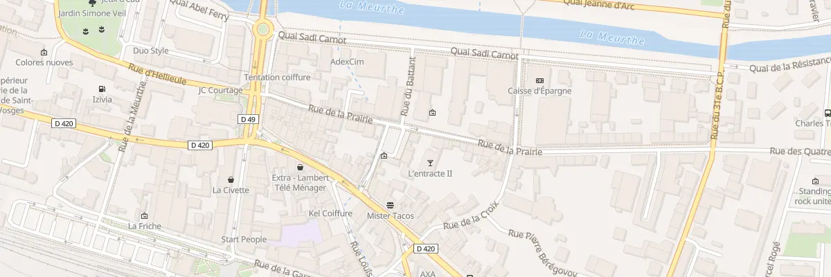 Plan du 29 Rue de la Prairie à Saint-Dié-des-Vosges