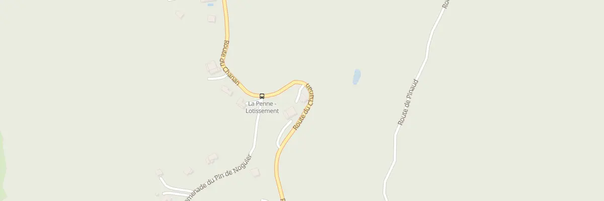 Plan du 4826A Rte du Chanan Dep 2211 à La Penne