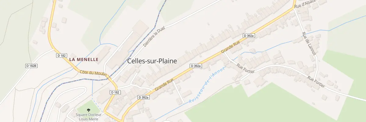 Plan du 43 Grande Rue à Celles-sur-Plaine