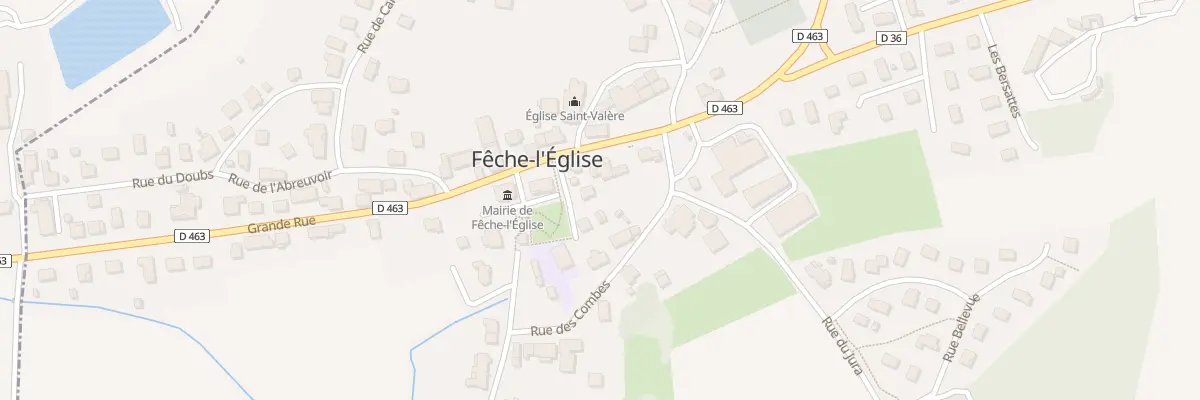 Plan du 1A Imp des Ecoles à Fêche-l’Église