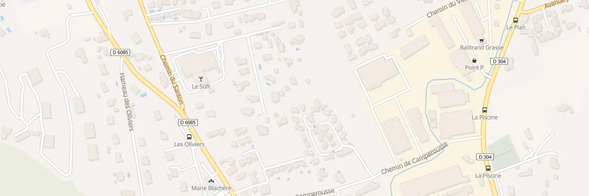 Plan du 103 Rte de Cannes à Grasse